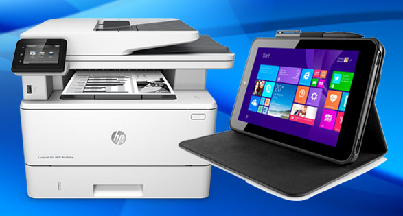 Picture of Tablet & Printer